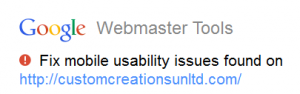 Is Your Site Mobile AND Fast? Google knows, Do You? 2 google-mobility-issue-found