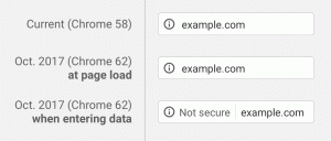 Google Chrome SSL Security Alert 1 Chrome security warning