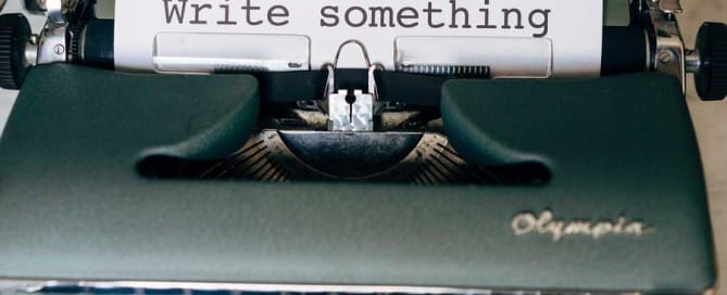 20 Business Reasons Why a Blogging Strategy Will Increase Your Success 7 blog writing typewriter