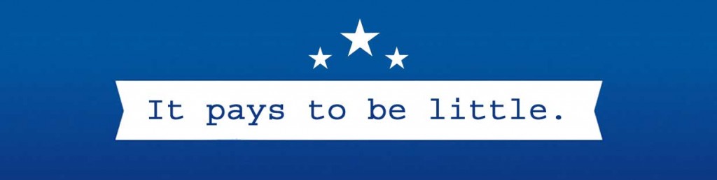 It pays to be little