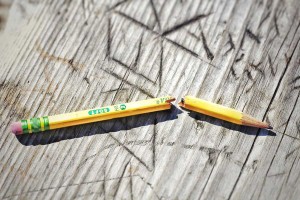 broken pencil