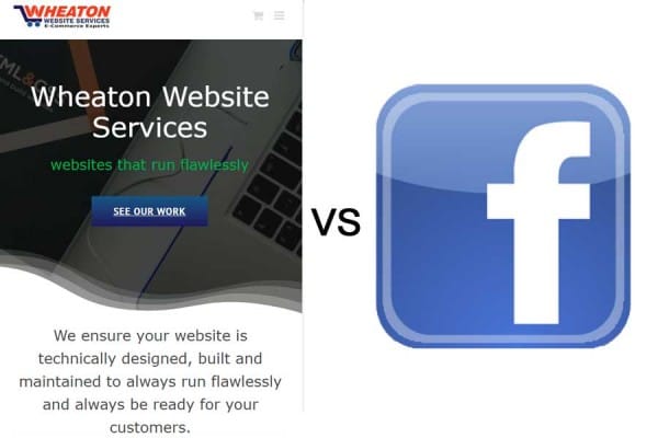 website vs facebook featured
