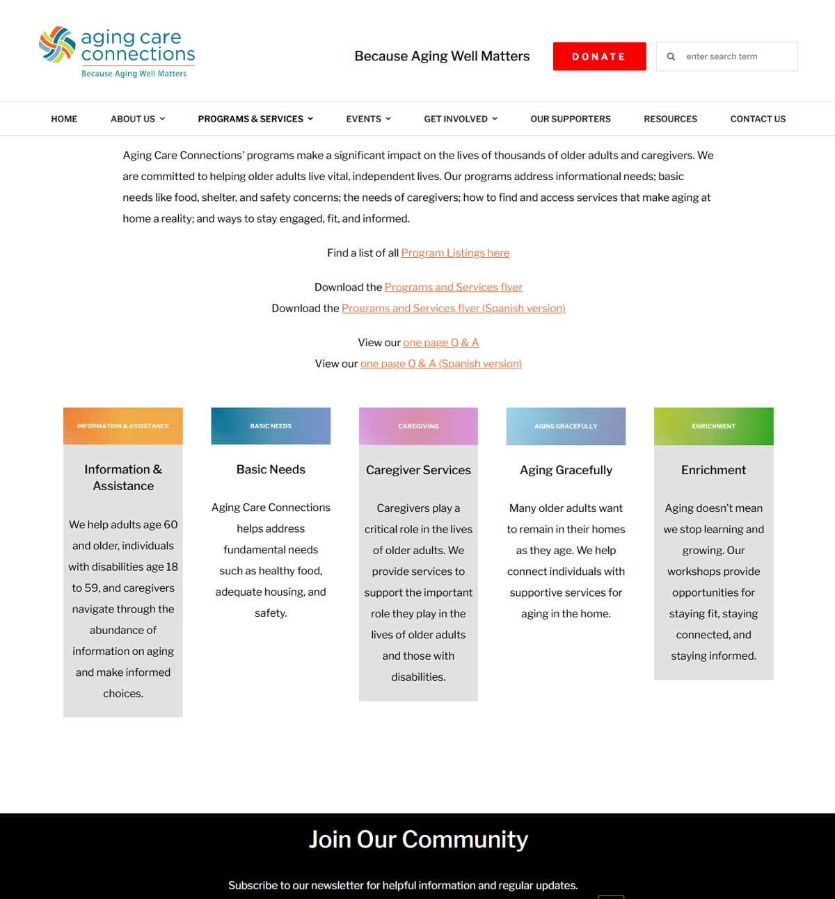 Aging Care Connections